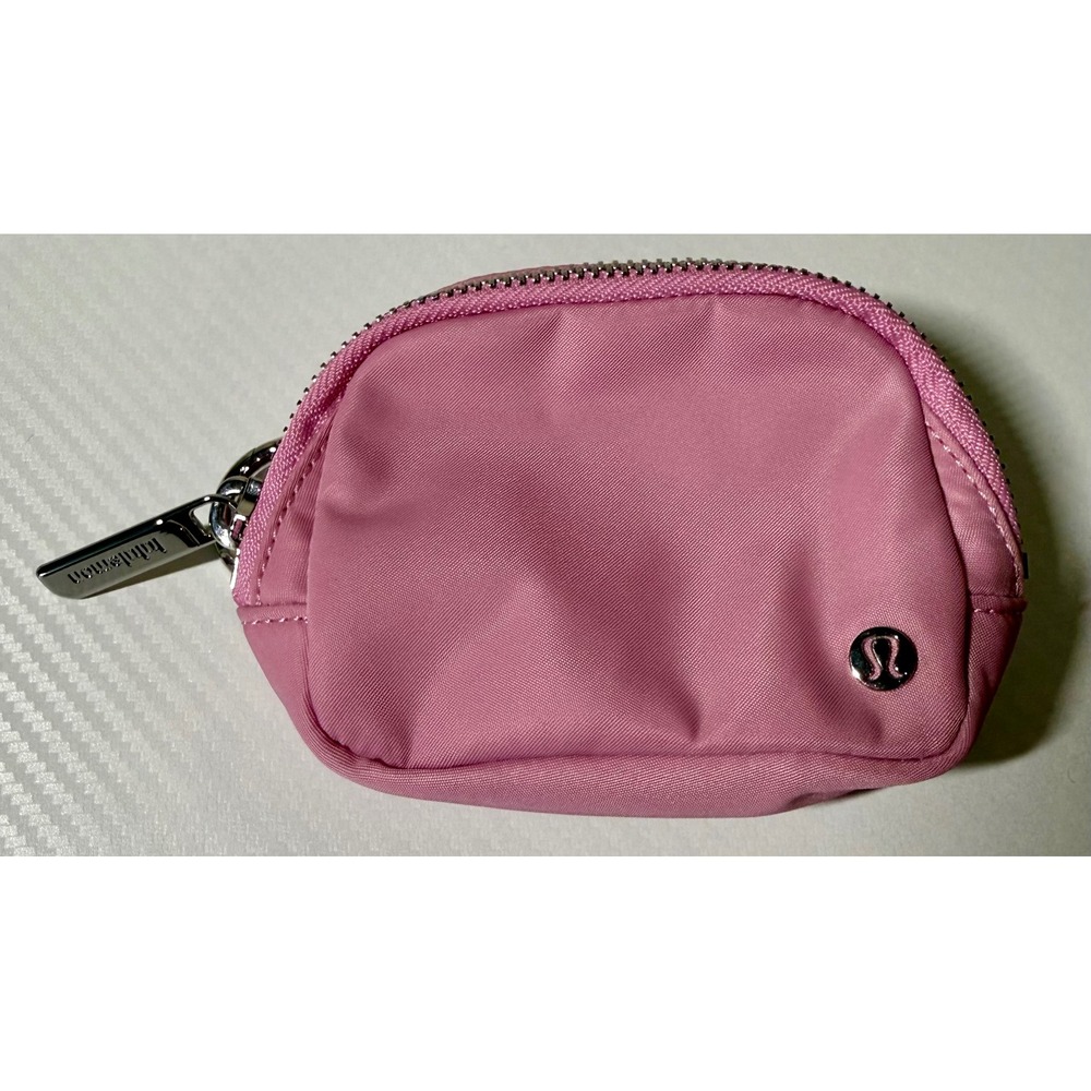 Lululemon Nano City Adventurer Backpack Keychain O/S Excellent Pink Mini Pouch